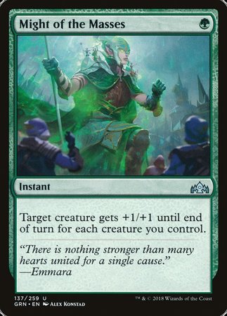 Might of the Masses [Guilds of Ravnica] | Fandemonia Ltd