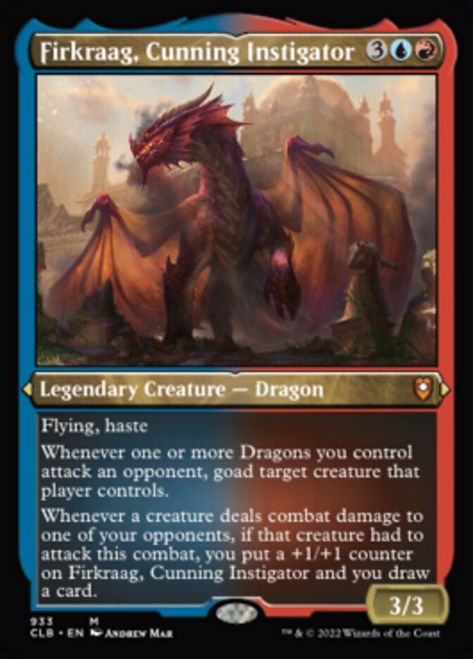 Firkraag, Cunning Instigator (Display Commander) (Foil Etched) [Commander Legends: Battle for Baldur's Gate] | Fandemonia Ltd