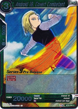 Android 18, Covert Combatant (Universal Onslaught) [BT9-042] | Fandemonia Ltd