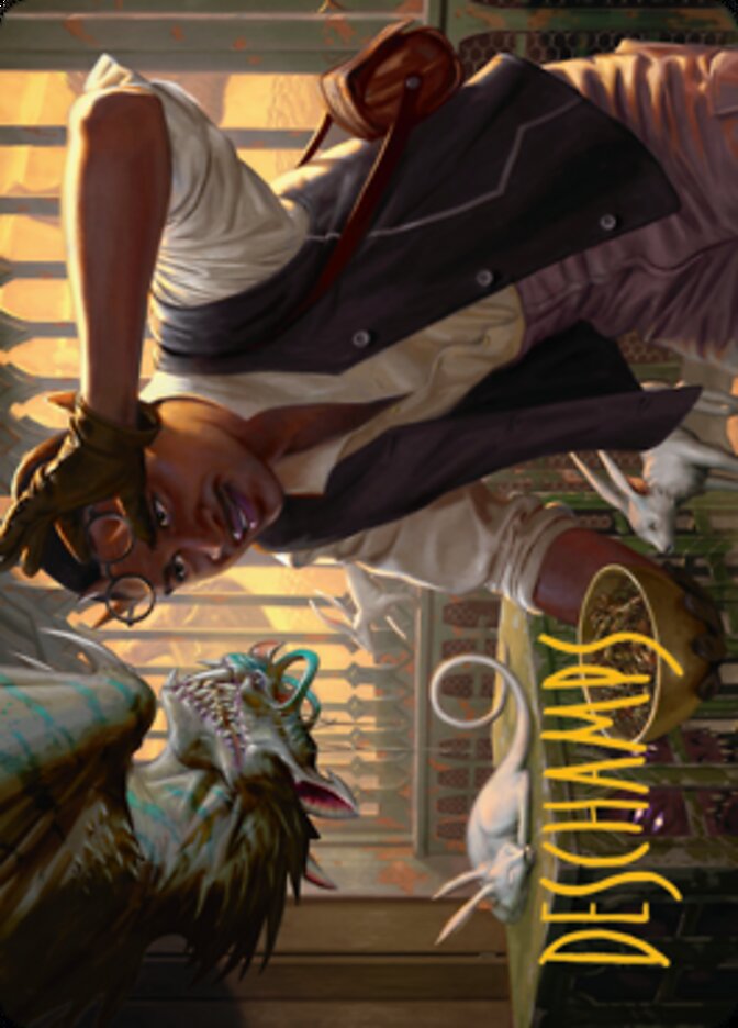 Bennie Bracks, Zoologist Art Card (Gold-Stamped Signature) [Streets of New Capenna Art Series] | Fandemonia Ltd