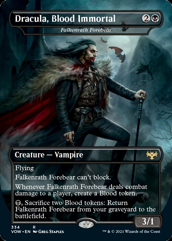Falkenrath Forebear - Dracula, Blood Immortal [Innistrad: Crimson Vow] | Fandemonia Ltd