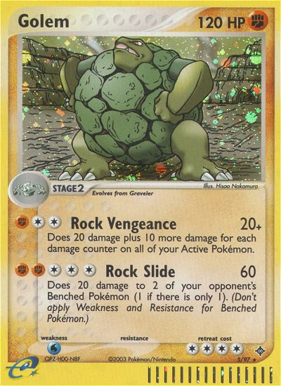 Golem (5/97) [EX: Dragon] | Fandemonia Ltd