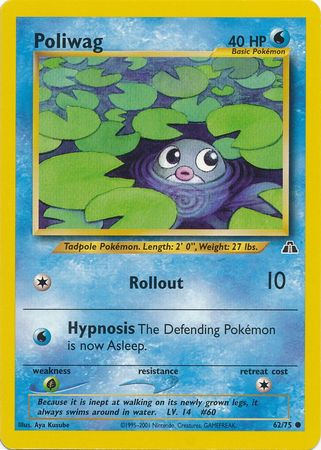 Poliwag (62/75) [Neo Discovery Unlimited] | Fandemonia Ltd