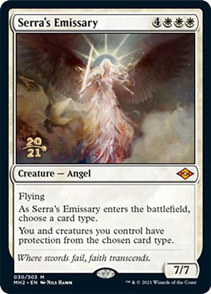 Serra's Emissary [Modern Horizons 2 Prerelease Promos] | Fandemonia Ltd