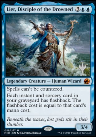 Lier, Disciple of the Drowned (Promo Pack) [Innistrad: Midnight Hunt Promos] | Fandemonia Ltd