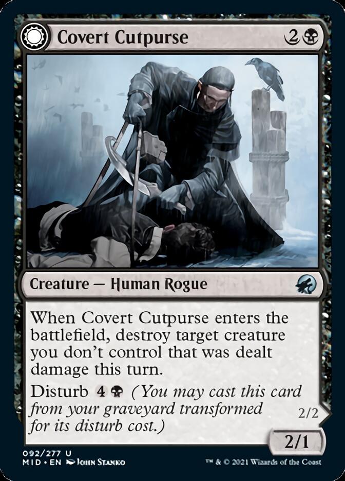 Covert Cutpurse // Covetous Geist [Innistrad: Midnight Hunt] | Fandemonia Ltd
