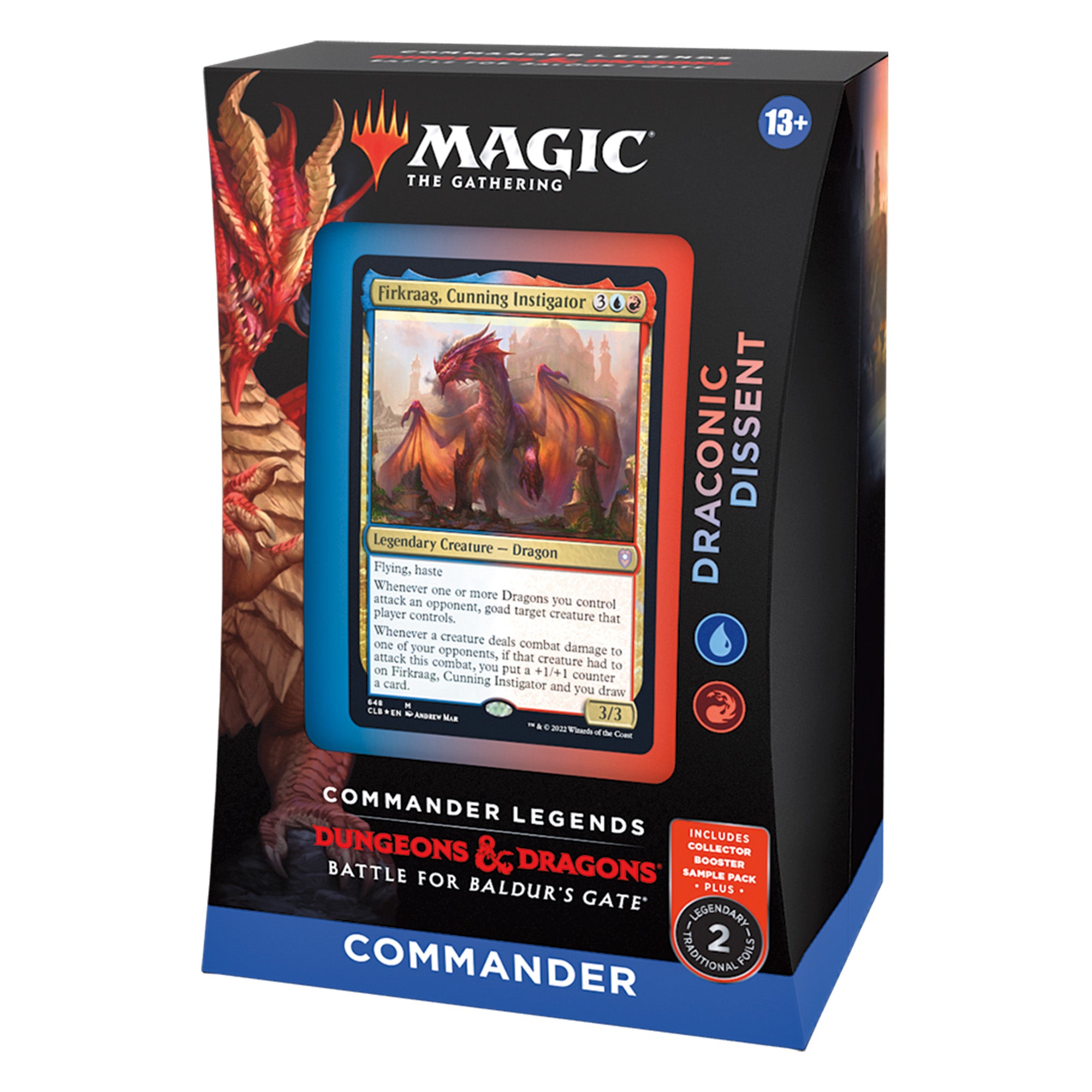 Commander Deck Draconic Dissent | Fandemonia Ltd