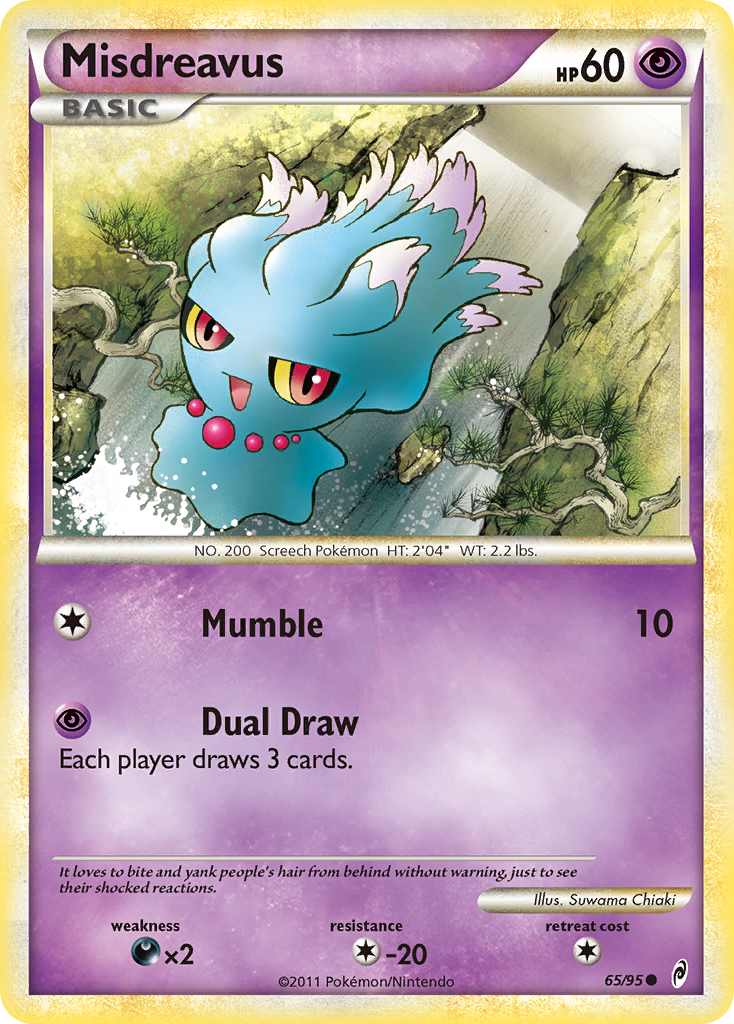 Misdreavus (65/95) [HeartGold & SoulSilver: Call of Legends] | Fandemonia Ltd