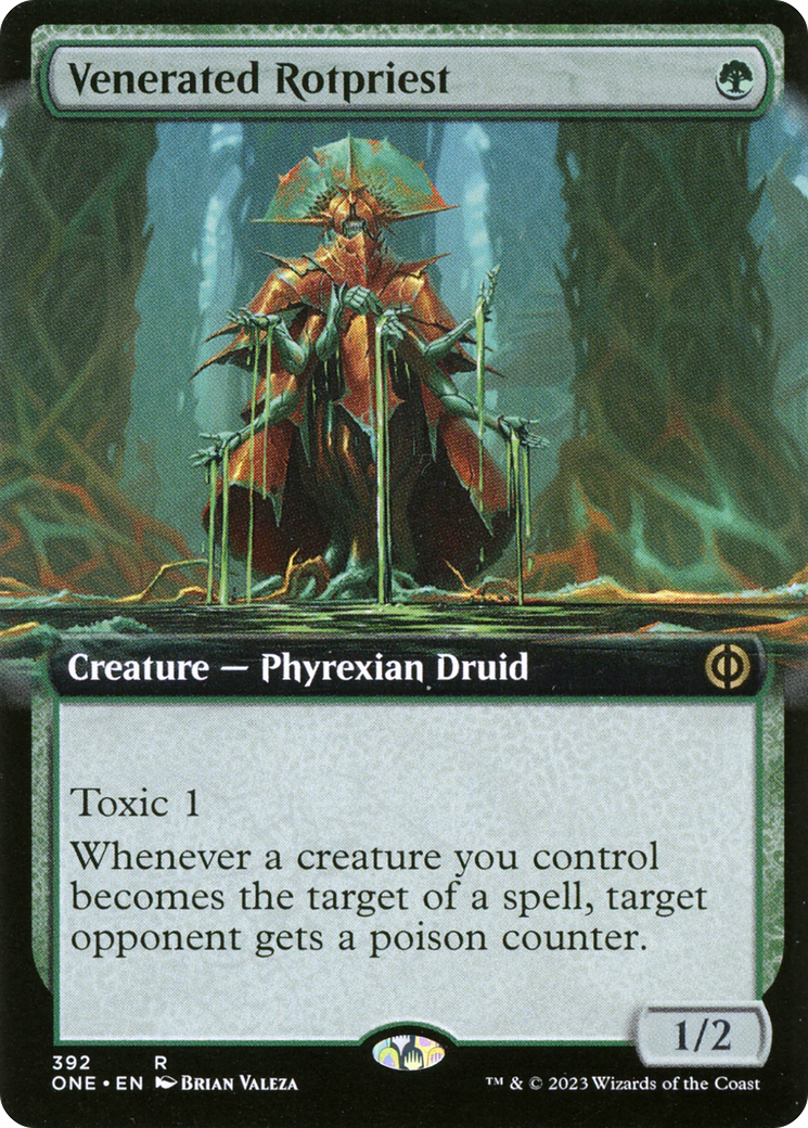 Venerated Rotpriest (Extended Art) [Phyrexia: All Will Be One] | Fandemonia Ltd