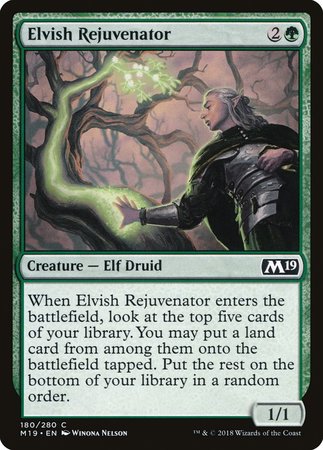 Elvish Rejuvenator [Core Set 2019] | Fandemonia Ltd