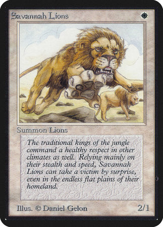 Savannah Lions [Limited Edition Alpha] | Fandemonia Ltd