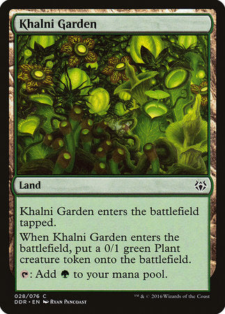 Khalni Garden [Duel Decks: Nissa vs. Ob Nixilis] | Fandemonia Ltd