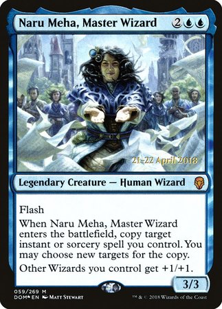 Naru Meha, Master Wizard [Dominaria Promos] | Fandemonia Ltd