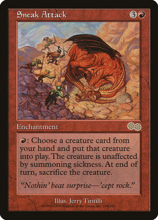 Sneak Attack [Urza's Saga] | Fandemonia Ltd