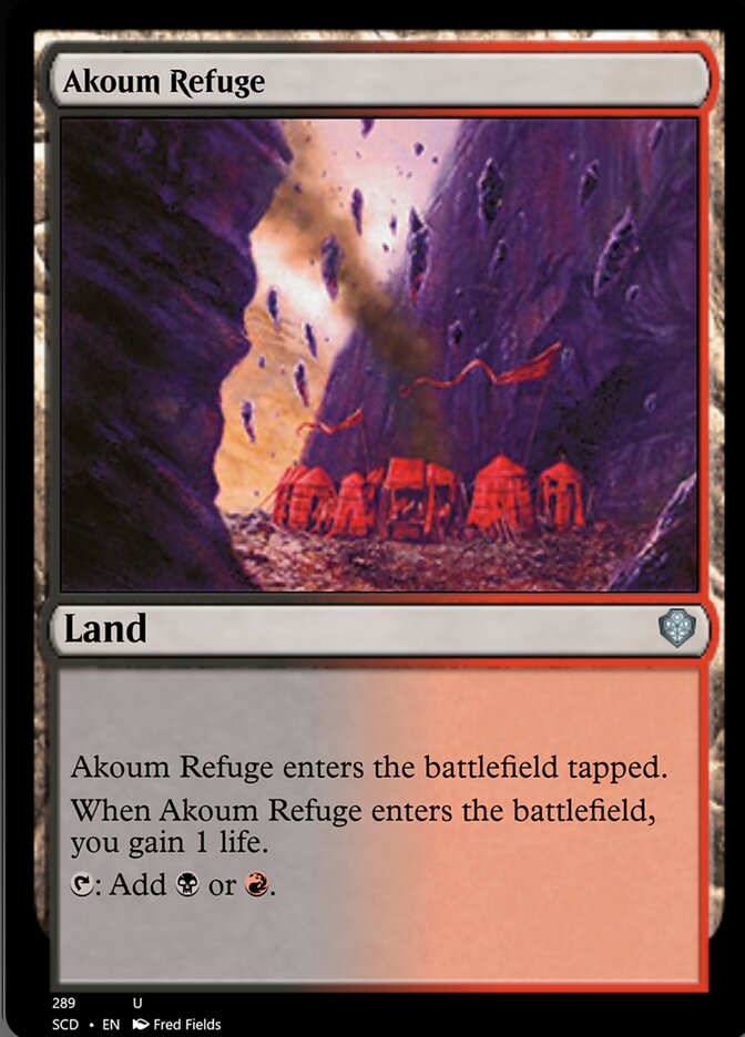 Akoum Refuge [Starter Commander Decks] | Fandemonia Ltd