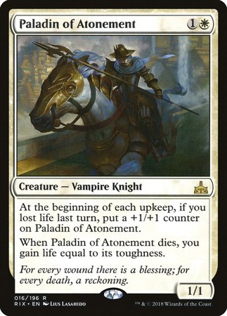 Paladin of Atonement [Rivals of Ixalan] | Fandemonia Ltd