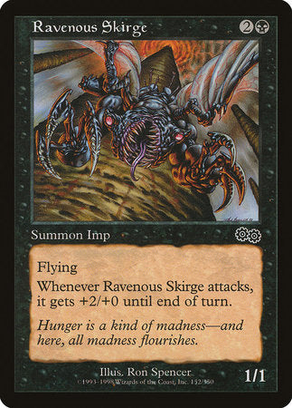 Ravenous Skirge [Urza's Saga] | Fandemonia Ltd