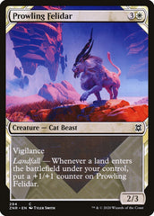 Prowling Felidar (Showcase) [Zendikar Rising] | Fandemonia Ltd