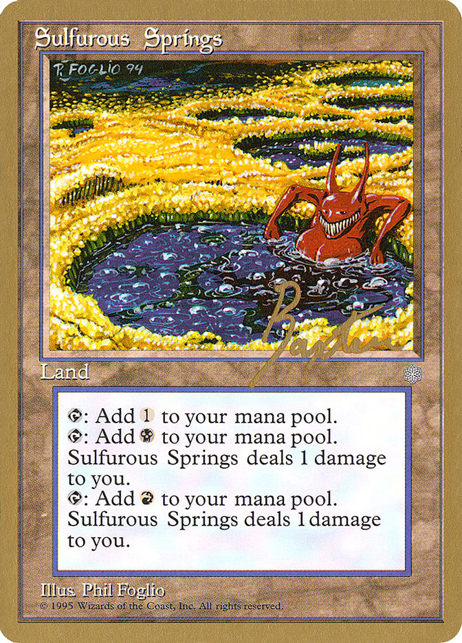 Sulfurous Springs (George Baxter) [Pro Tour Collector Set] | Fandemonia Ltd