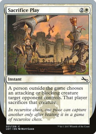 Sacrifice Play [Unstable] | Fandemonia Ltd