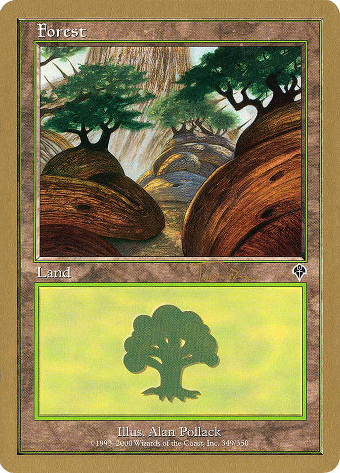 Forest (jt349a) (Jan Tomcani) [World Championship Decks 2001] | Fandemonia Ltd
