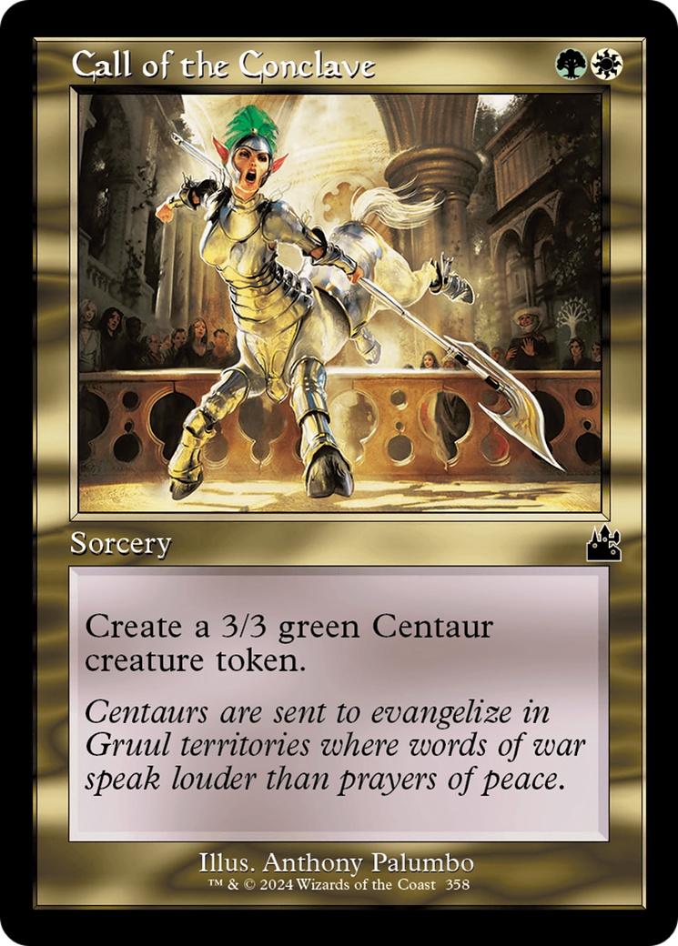 Call of the Conclave (Retro Frame) [Ravnica Remastered] | Fandemonia Ltd