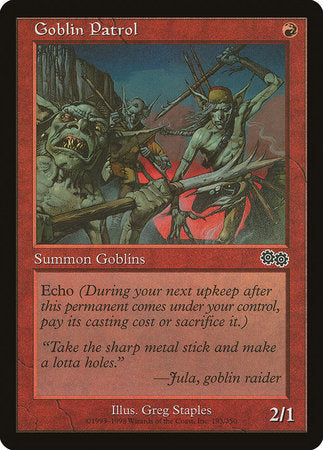 Goblin Patrol [Urza's Saga] | Fandemonia Ltd
