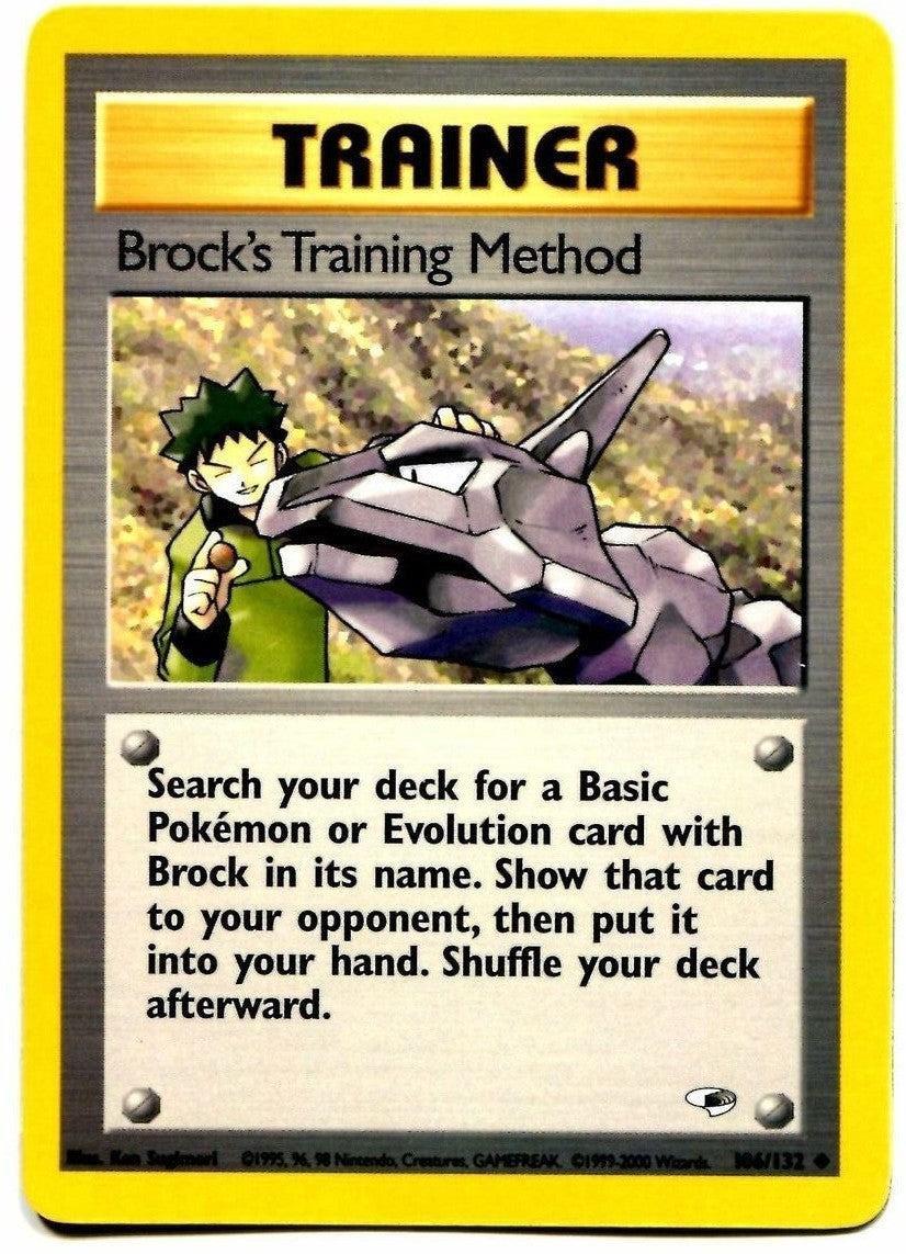 Brock's Training Method (106/132) [Gym Heroes Unlimited] | Fandemonia Ltd