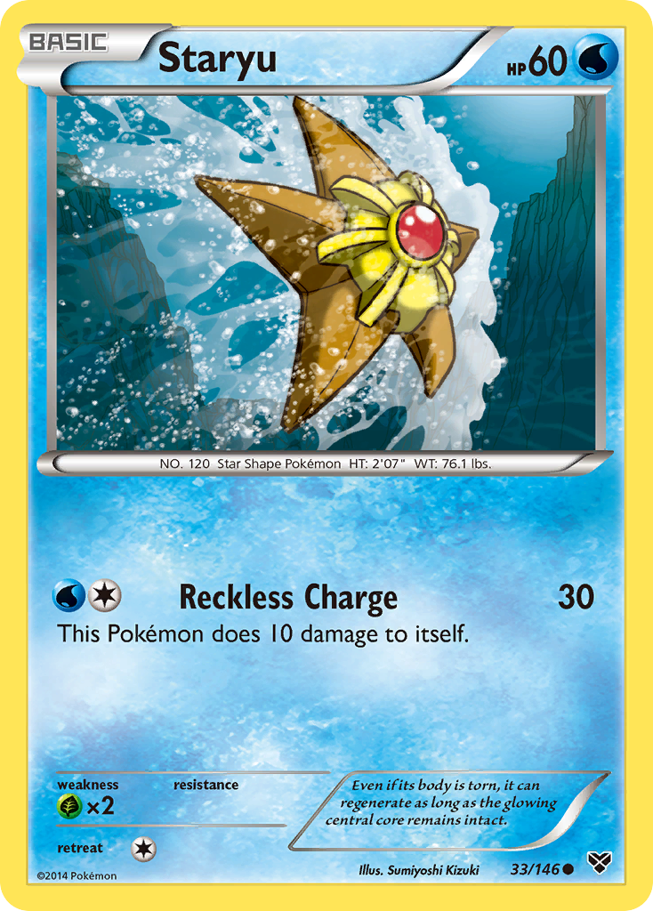 Staryu (33/146) [XY: Base Set] | Fandemonia Ltd