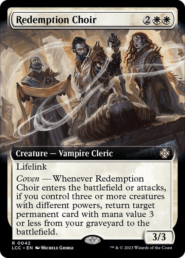 Redemption Choir (Extended Art) [The Lost Caverns of Ixalan Commander] | Fandemonia Ltd