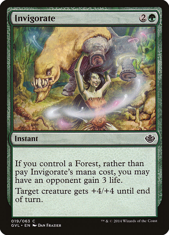 Invigorate (Garruk vs. Liliana) [Duel Decks Anthology] | Fandemonia Ltd