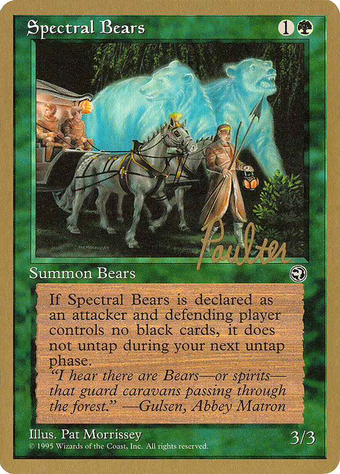 Spectral Bears (Preston Poulter) [Pro Tour Collector Set] | Fandemonia Ltd