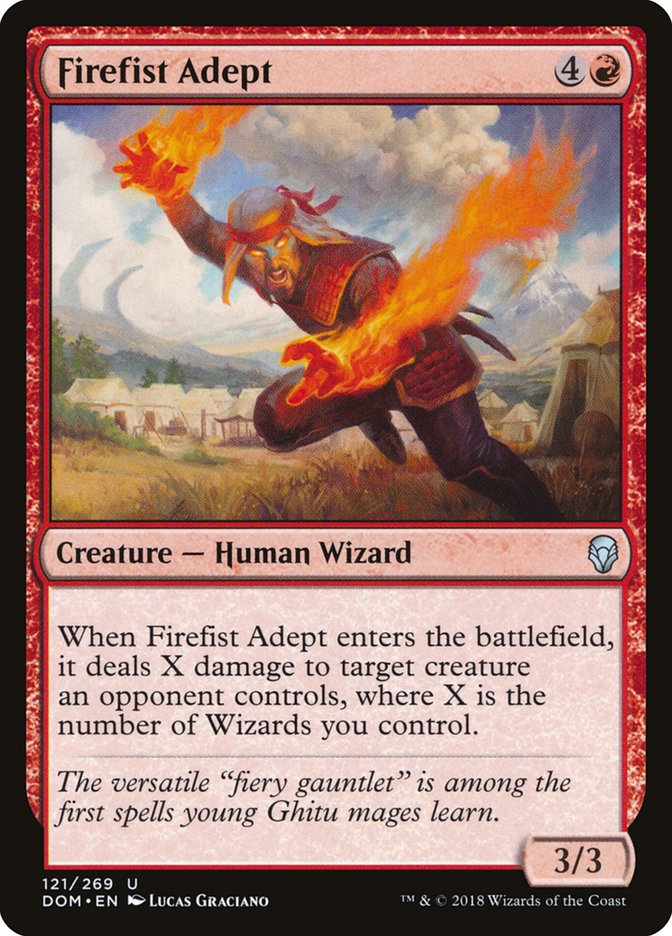 Firefist Adept [Dominaria] | Fandemonia Ltd