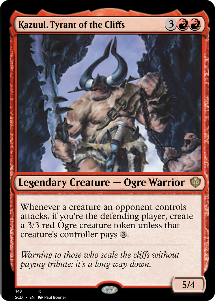 Kazuul, Tyrant of the Cliffs [Starter Commander Decks] | Fandemonia Ltd