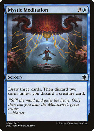 Mystic Meditation [Dragons of Tarkir] | Fandemonia Ltd