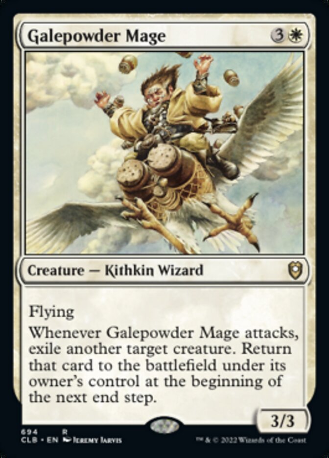 Galepowder Mage [Commander Legends: Battle for Baldur's Gate] | Fandemonia Ltd