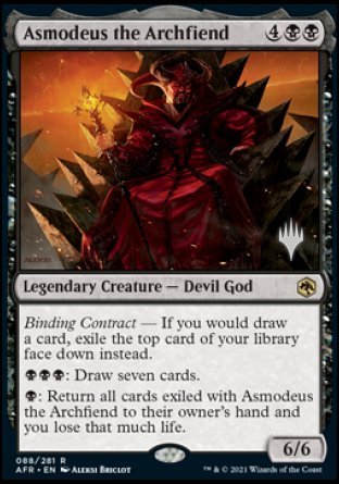 Asmodeus the Archfiend (Promo Pack) [Dungeons & Dragons: Adventures in the Forgotten Realms Promos] | Fandemonia Ltd