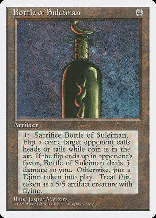 Bottle of Suleiman [Fourth Edition] | Fandemonia Ltd