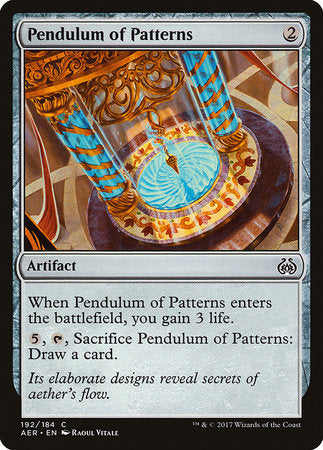 Pendulum of Patterns [Aether Revolt] | Fandemonia Ltd