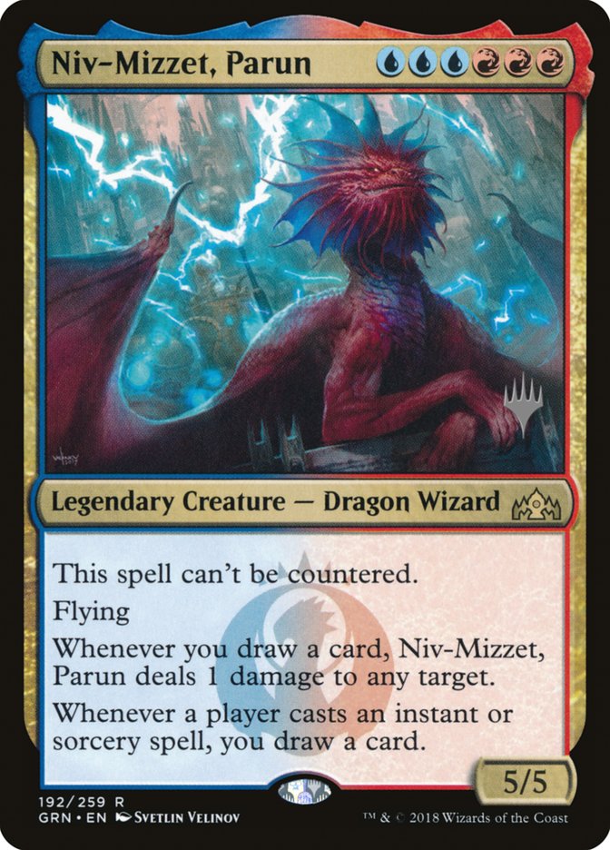 Niv-Mizzet, Parun (Promo Pack) [Guilds of Ravnica Promos] | Fandemonia Ltd