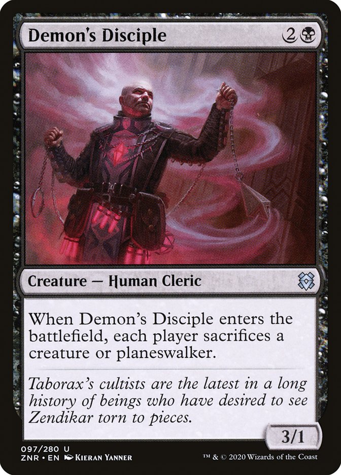 Demon's Disciple [Zendikar Rising] | Fandemonia Ltd