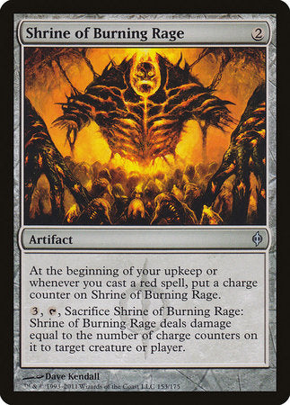 Shrine of Burning Rage [New Phyrexia] | Fandemonia Ltd
