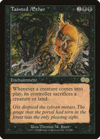 Tainted Aether [Urza's Saga] | Fandemonia Ltd
