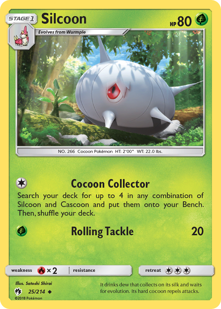 Silcoon (25/214) [Sun & Moon: Lost Thunder] | Fandemonia Ltd