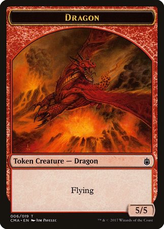 Dragon Token (006) [Commander Anthology Tokens] | Fandemonia Ltd
