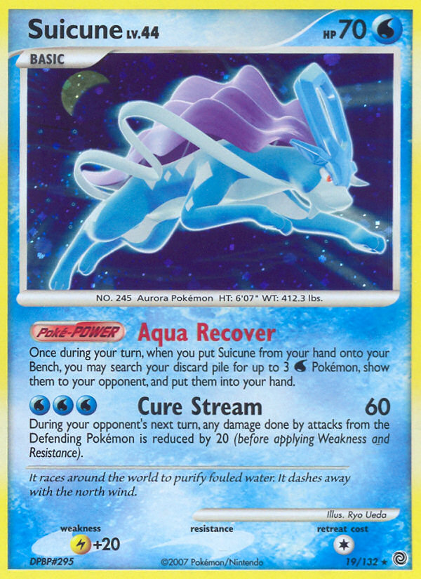 Suicune (19/132) [Diamond & Pearl: Secret Wonders] | Fandemonia Ltd