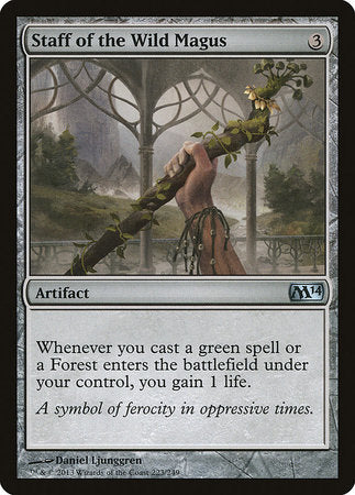 Staff of the Wild Magus [Magic 2014] | Fandemonia Ltd