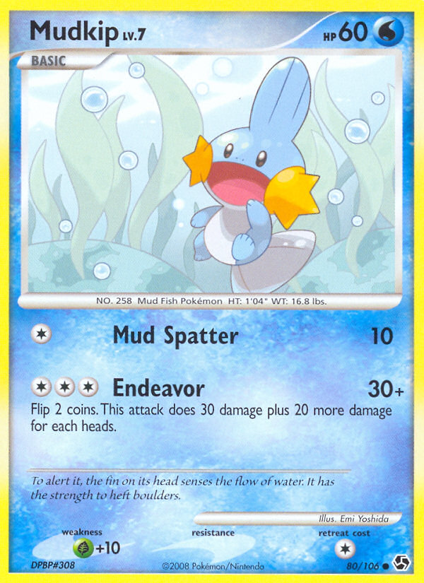 Mudkip (80/106) [Diamond & Pearl: Great Encounters] | Fandemonia Ltd