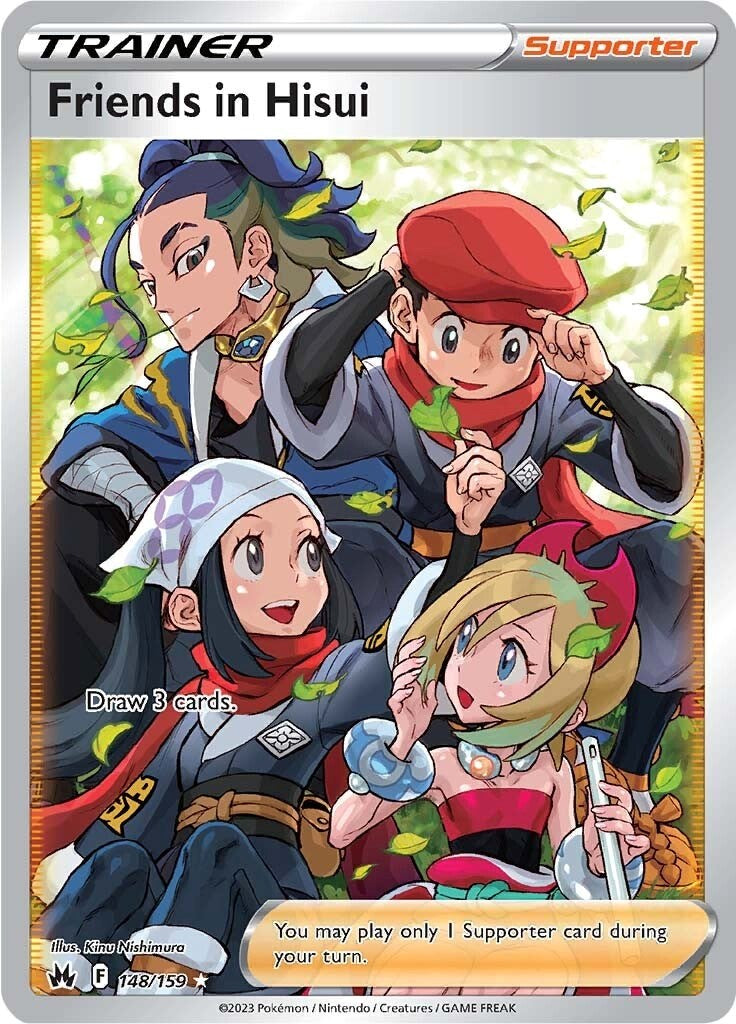 Friends in Hisui (148/159) (Full Art) [Sword & Shield: Crown Zenith] | Fandemonia Ltd