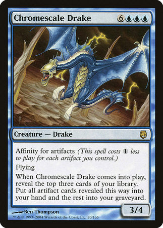 Chromescale Drake [Darksteel] | Fandemonia Ltd
